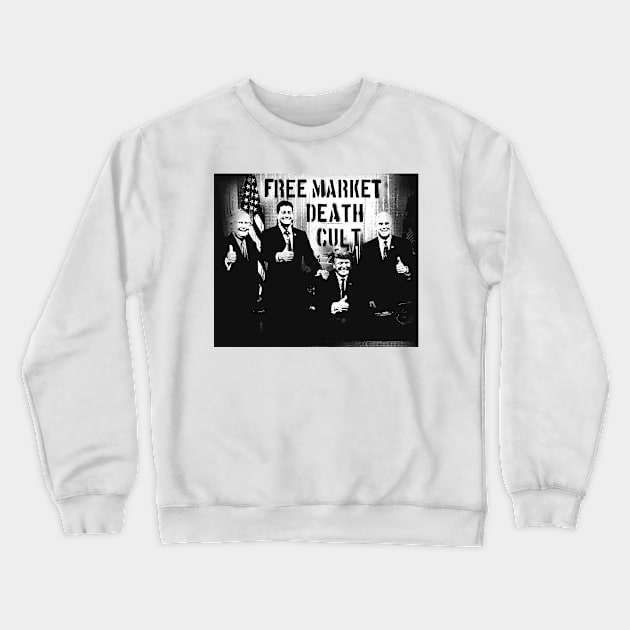 FREE MARKET DEATH CULT Crewneck Sweatshirt by jennlie